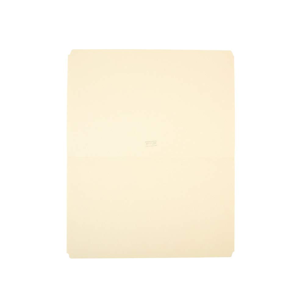 Staples 116889 Manila File Folders - Legal Size, Single Tab, 100-Pack/Box - Perfect for Office Organization, Document Storage & Filing Systems