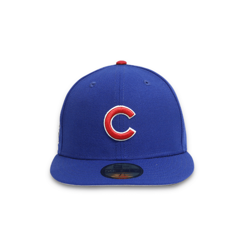 Chicago Cubs 2016 World Series Champions Men's Fitted Baseball Cap - Official MLB Licensed Hat for Sports Fans & Casual Wear