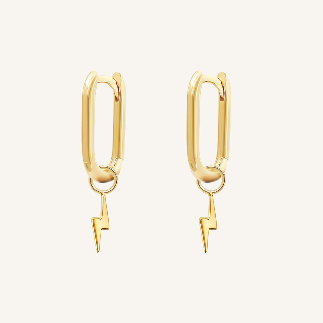 Stylish Ignite Rectangle Hoops - Trendy Geometric Earrings for Women | Perfect for Everyday Wear, Parties & Special Occasions