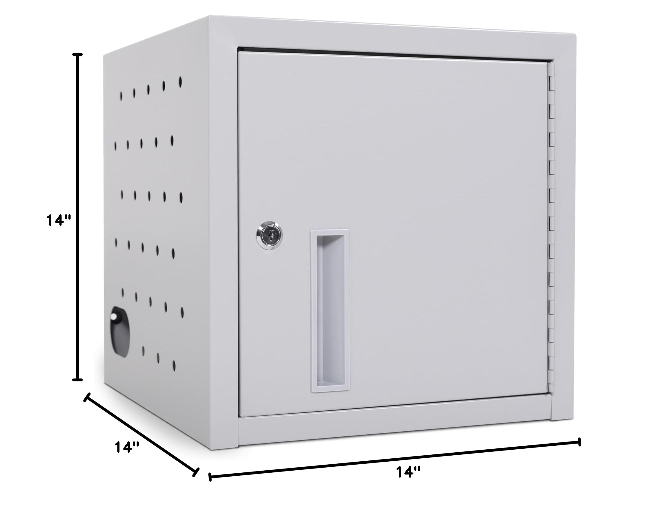 8-Port USB Wall/Desk Charging Station for Tablets & Phones - Fast Charging Multi Device Organizer for Home, Office & Travel (Model: 289-LLTMW8-G)