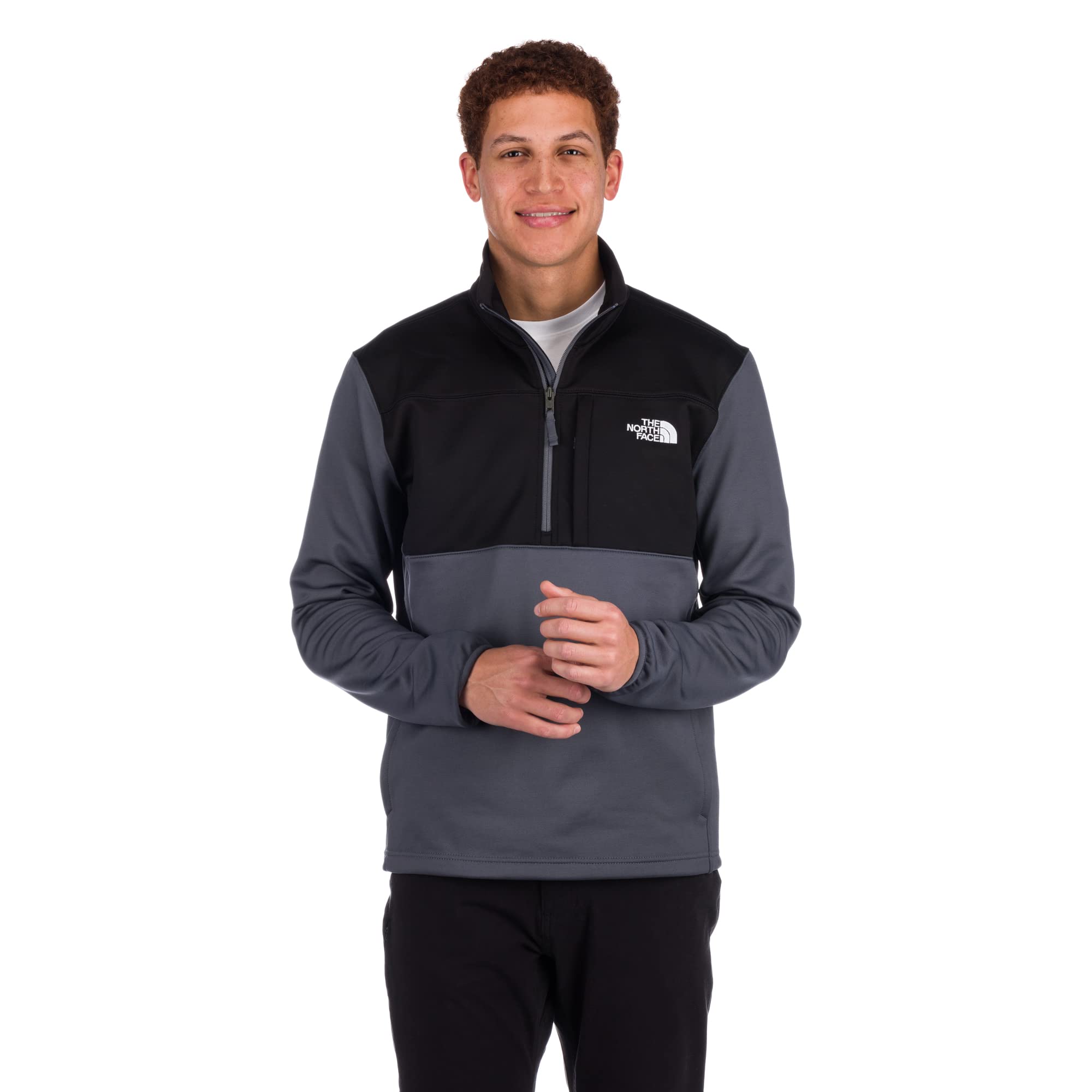 The North Face Men's Astro Ridge 1/4 Zip Fleece Pullover - Lightweight Thermal Quarter-Zip Jacket for Hiking, Camping & Outdoor Adventures