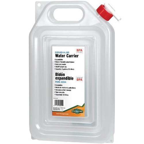 2 Gallon Expandable Water Jug - Portable Collapsible Water Container for Camping, Hiking, Travel & Emergency Preparedness