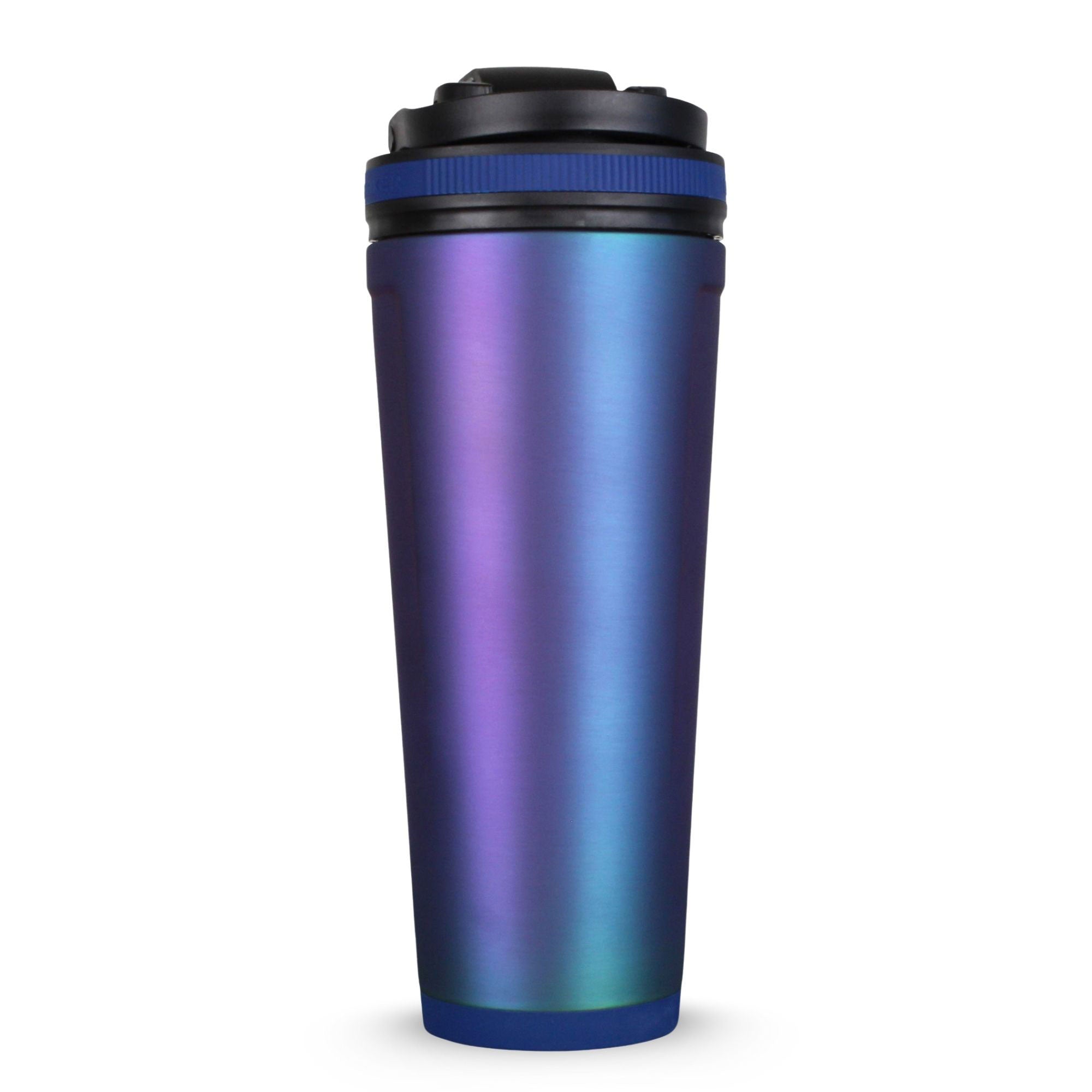Premium Stainless Steel Ice Shaker Bottle - Leakproof Protein Shaker for Gym, Workouts & Travel - BPA-Free Fitness Water Bottle with Mixing Ball - Ideal for Protein Powder, Pre-Workout & Smoothies