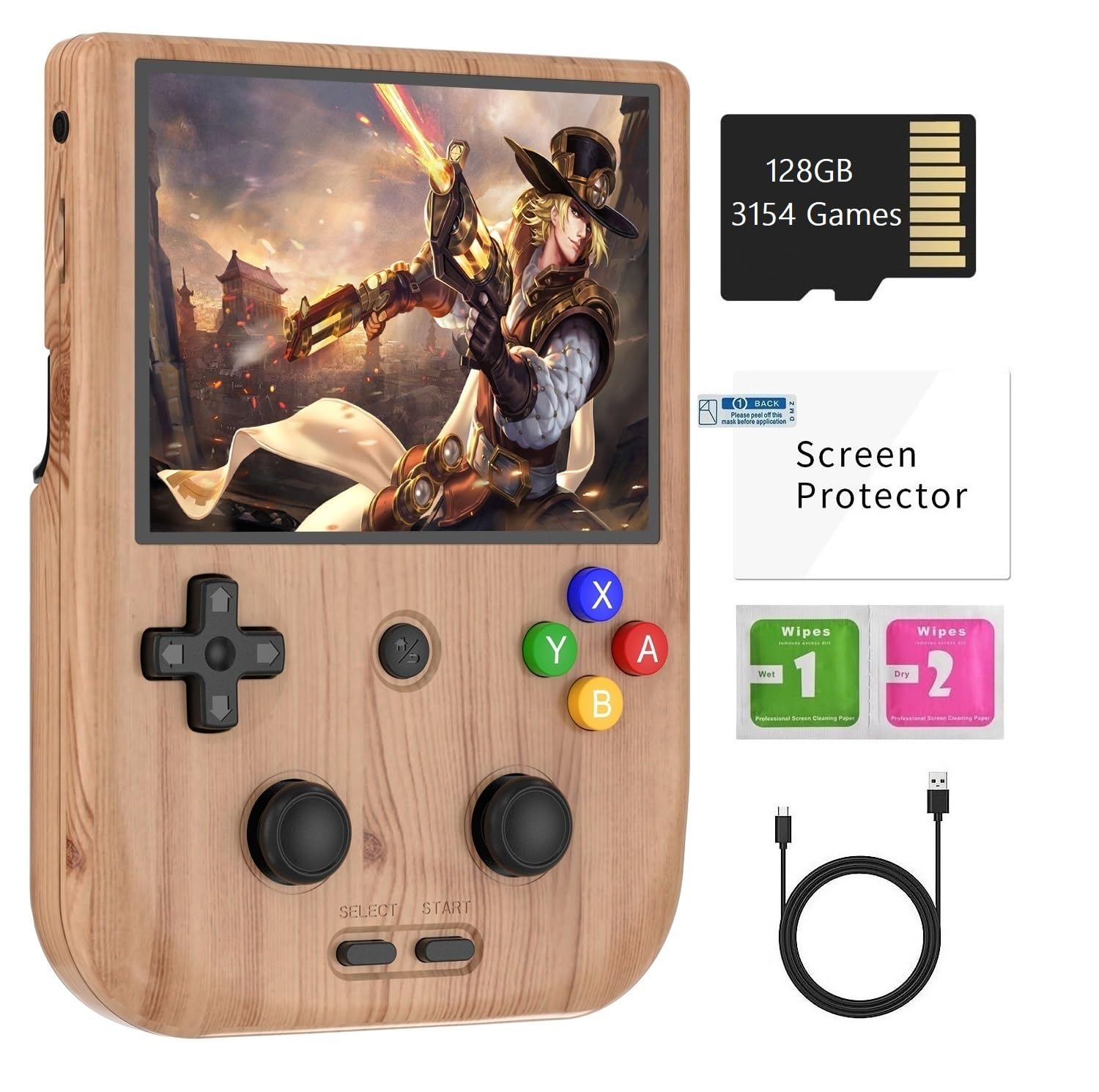 RG405V Retro Handheld Game Console - Unisoc Tiger T618, Android 12, 4.0
