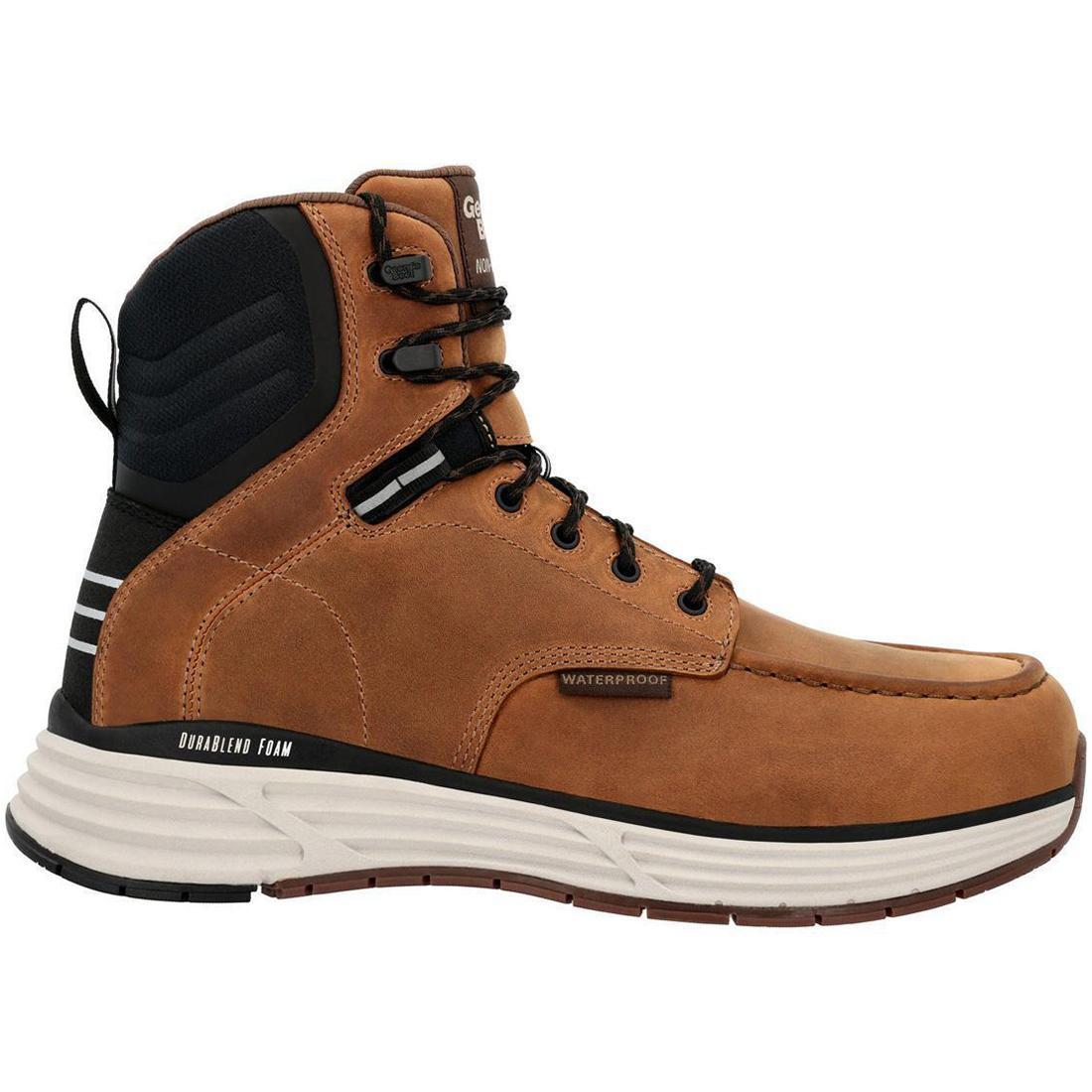 DuraBlend Composite Safety Toe Waterproof Work Boots for Men - Slip Resistant, Comfortable & Lightweight for Construction, Hiking & Outdoor Work