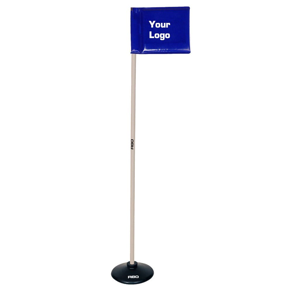 Custom Printed Indoor Artificial Surface Flag with Rigid Pole - Perfect for Home Decor, Office Display & Sports Events
