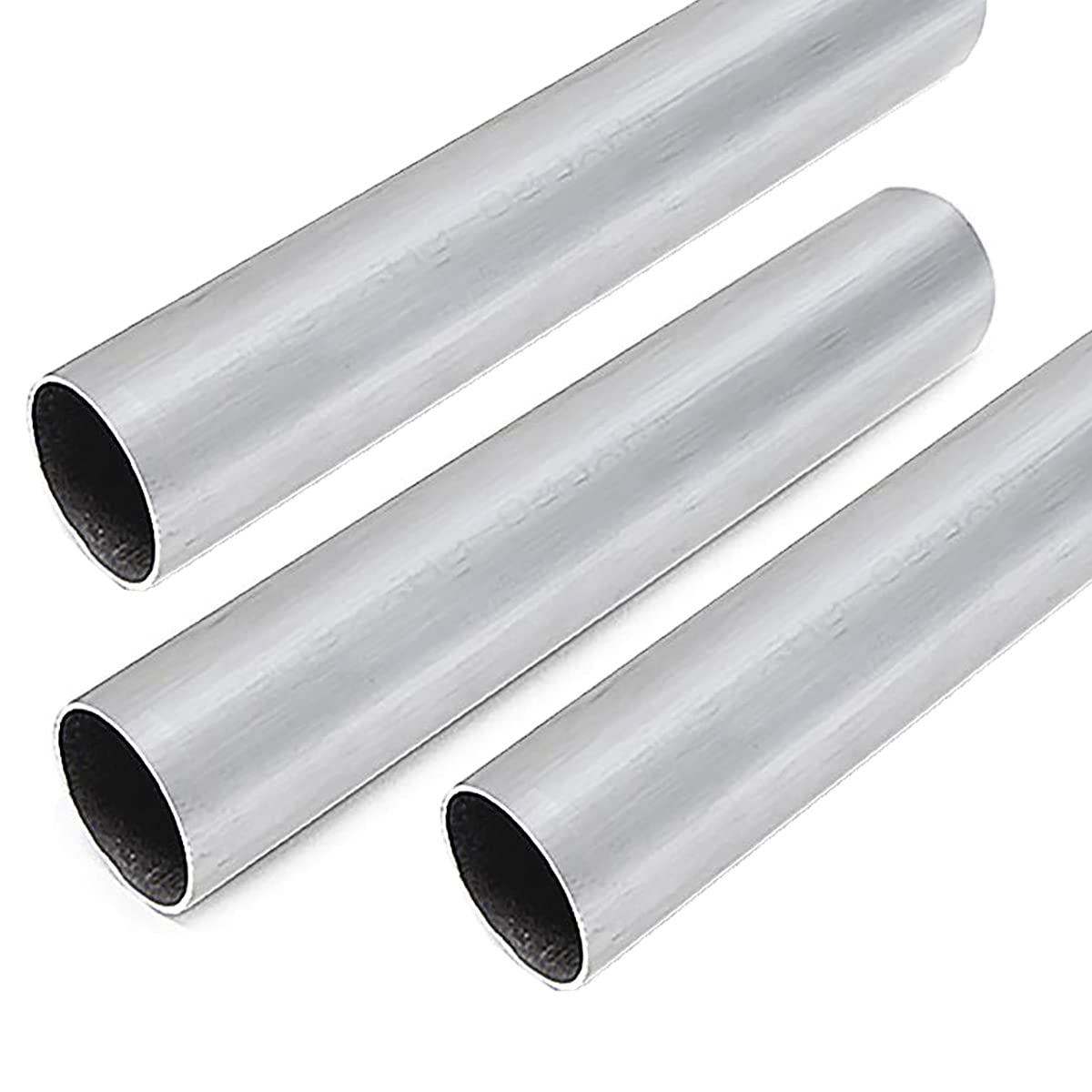 6063-T6 Aluminum Extruded Tube 12 Inch (38x23mm) - 3 Pack for Gardening, Boat, Aircraft & RC Models | Durable Lightweight Structure for DIY Projects & Industrial Use