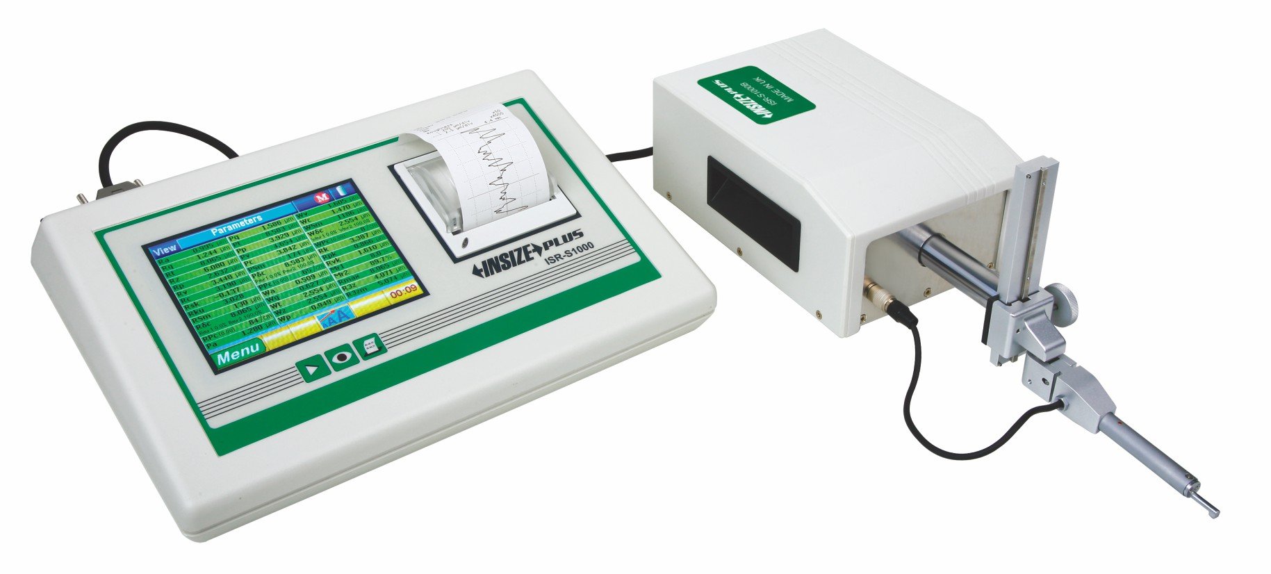 INSIZE ISR-S1000B Digital Surface Roughness Tester - Portable Precision Measuring Tool for Metal, Plastic & Wood - Ideal for Quality Control in Manufacturing & Engineering
