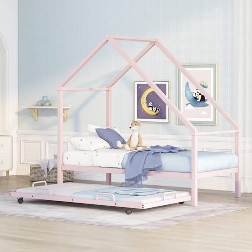 Pink With Trundle