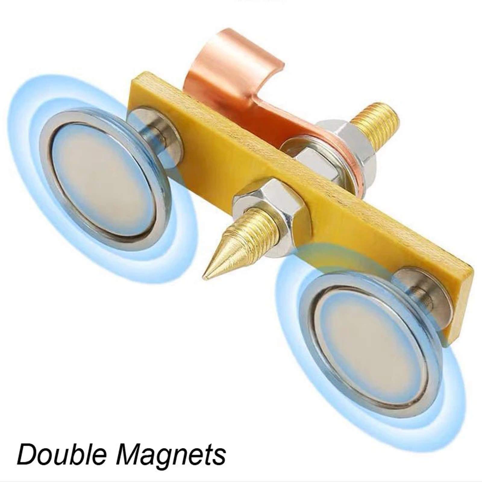 Double Head Welding Magnet Clamp - Strong Magnetic Support for Stable Welding Jobs
