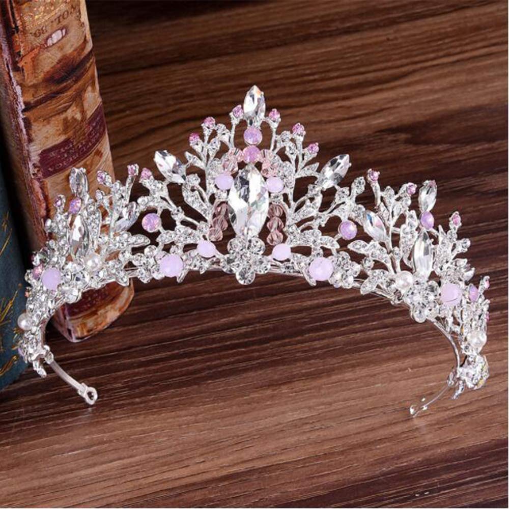 Sparkling Rhinestone Tiara Hair Crown - Elegant Crystal Wedding Headpiece for Women & Girls | Perfect for Bridal, Prom, Pageant & Special Occasions