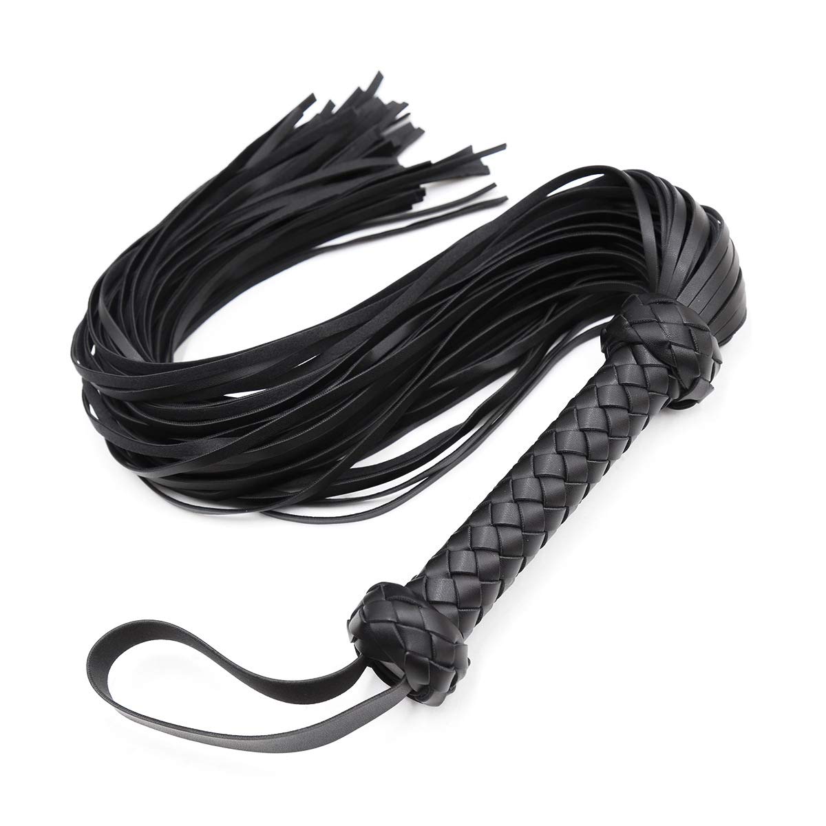 Premium Leather BDSM Whip Flogger - Sensual Spanking Paddle for Couples Play, Adult Sex Toys for BDSM & Role Play - Perfect for Bedroom Fun, Bachelorette Parties & Kinky Gift Ideas