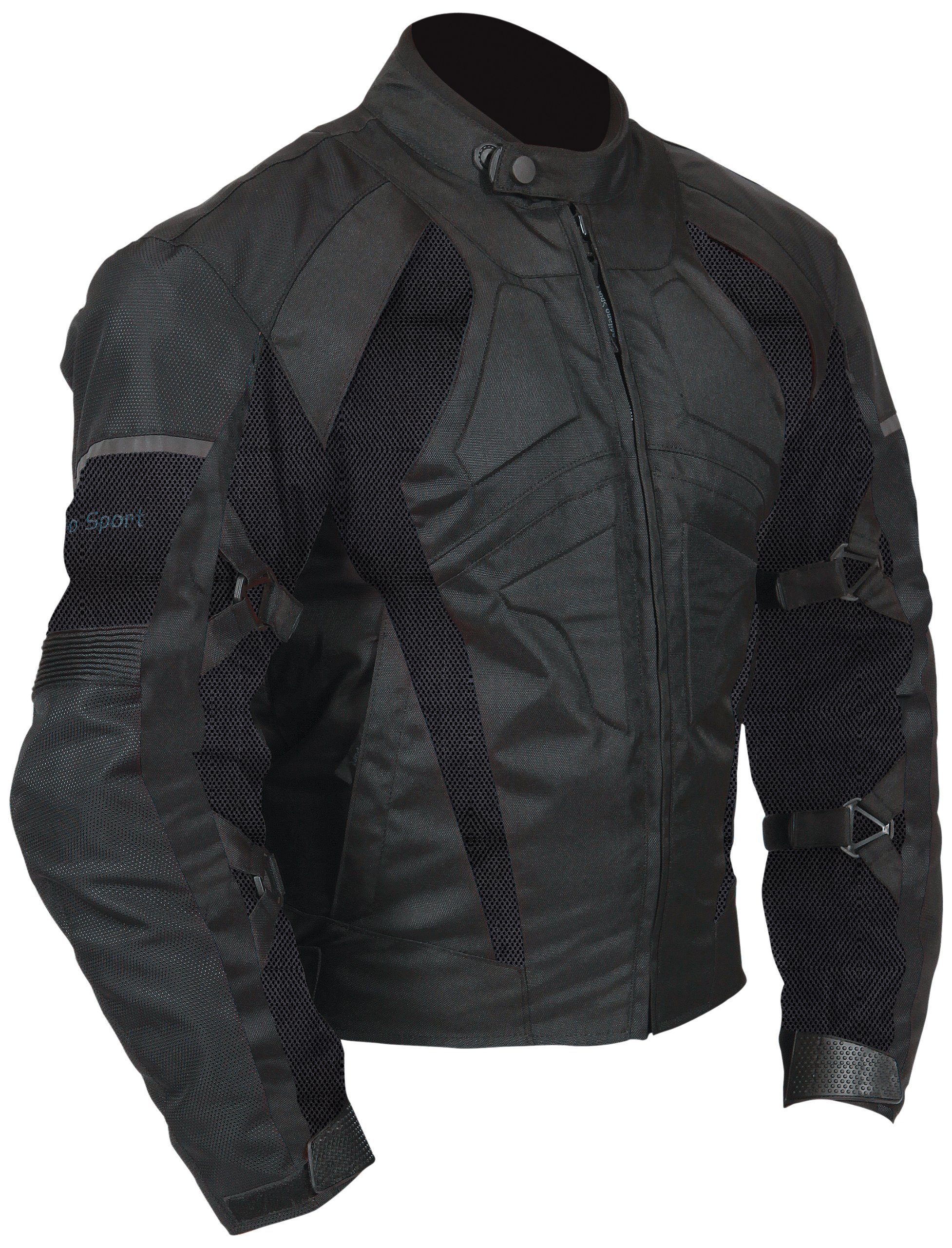 Gamma Motorcycle Air Jacket with Black Mesh Panel - Breathable Riding Jacket for Men & Women - Perfect for Summer Motorcycle Tours & Urban Commuting