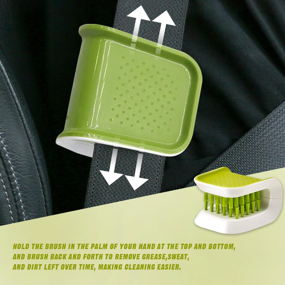 2-Pack Car Interior Dust Brush Set - Dual-Sided U-Shaped Auto Detailing Brushes for Seats, Vents & Hard-to-Reach Areas | Universal Car Cleaning Tools for Dashboard, Cup Holders & Seat Belts | Perfect for Car Wash, Detailing & Interior Maintenance
