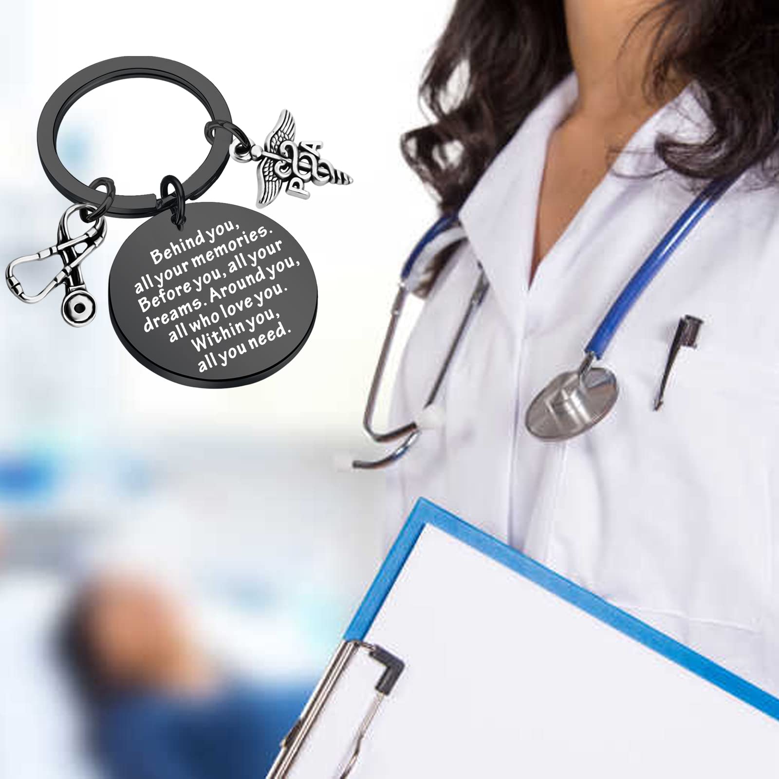 FEELMEM Physician Assistant Graduation Gift - Personalized PA Gift for Medical Students - Perfect for PA School Graduation, Appreciation & Medical Career Celebrations