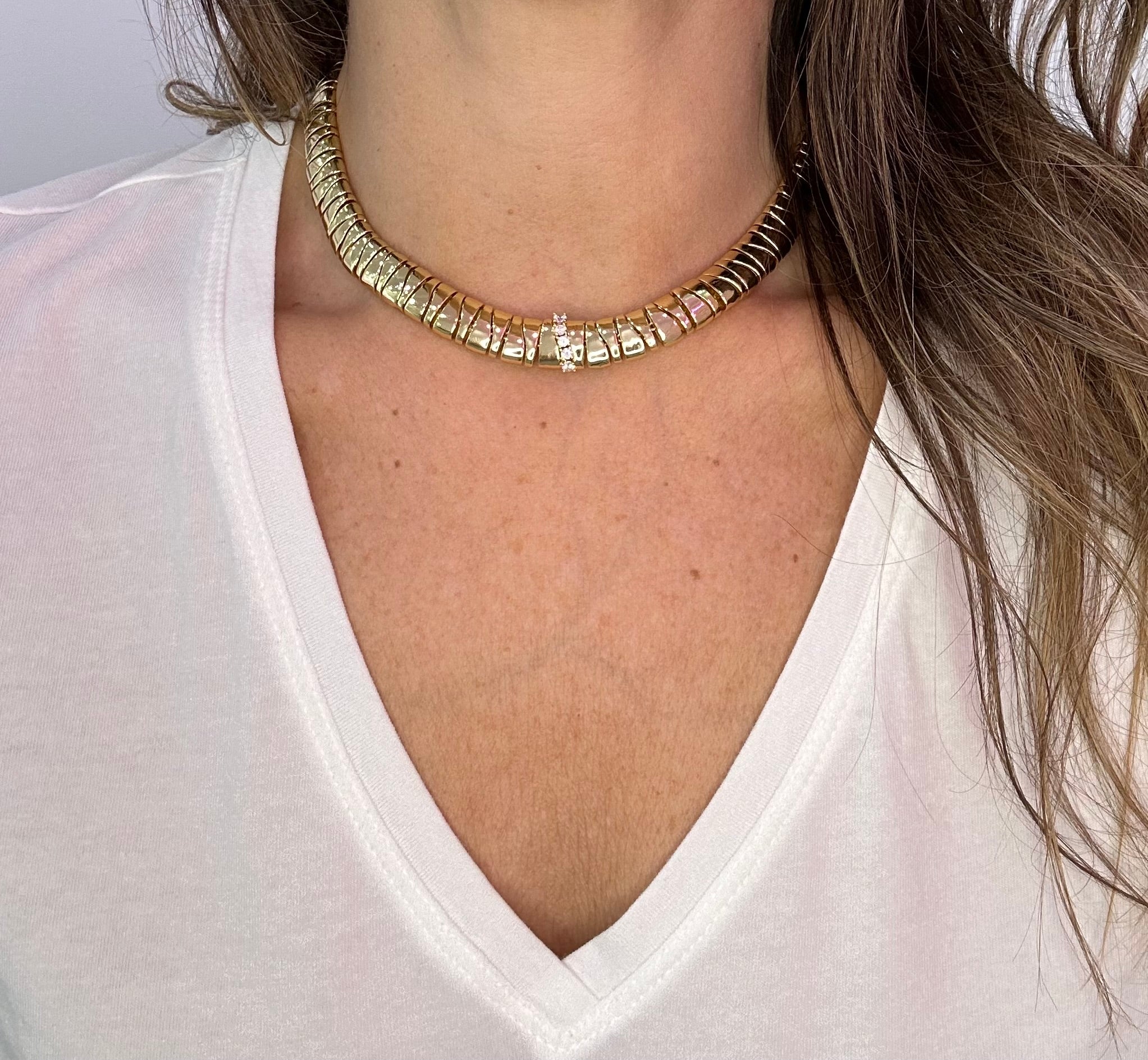 Chunky Snake Link Chain Necklace for Women - Trendy Gold & Silver Layered Statement Jewelry - Perfect for Parties, Date Nights & Everyday Wear