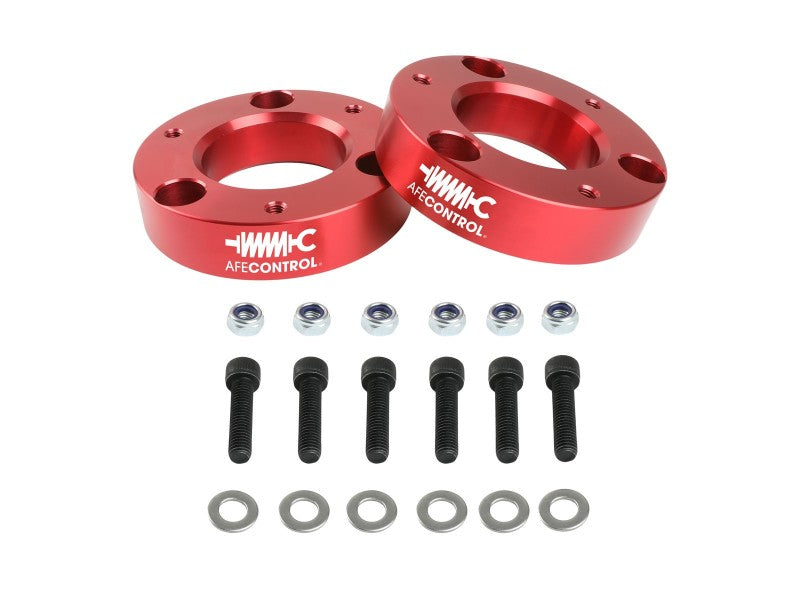 aFe CONTROL 2.0 IN Leveling Kit for 2004-2021 Ford F-150 - Red | Heavy-Duty Suspension Lift System for Off-Road & Truck Customization
