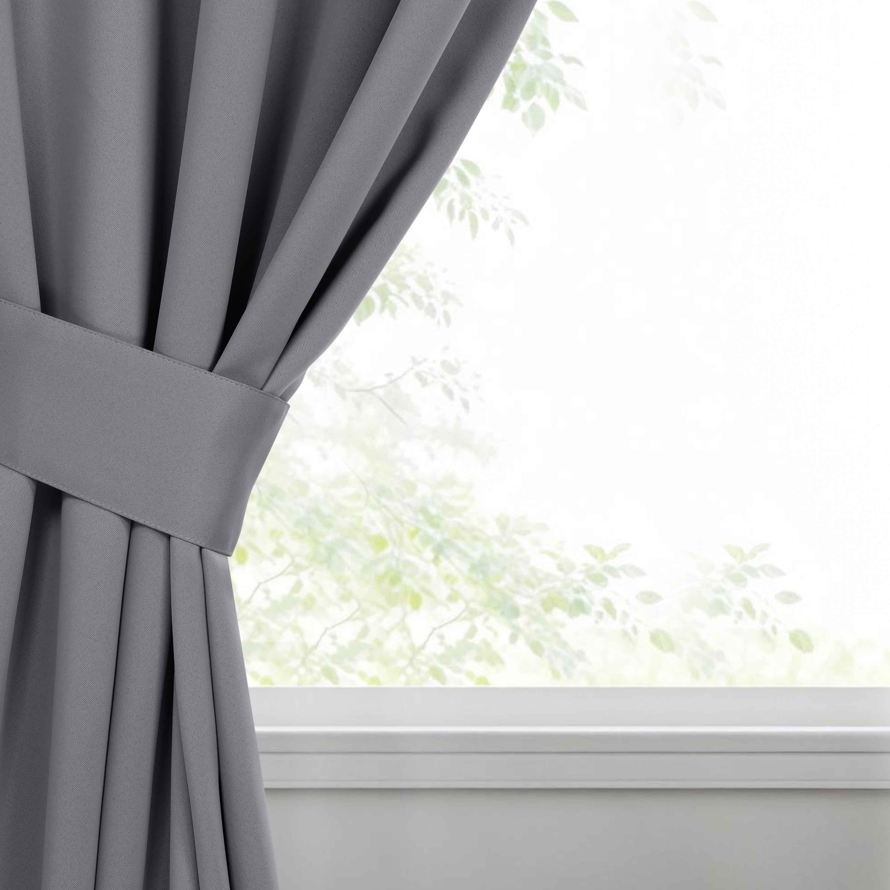 Machine Washable Blackout Curtains for Bedroom - Solid Room Darkening Window Drapes (Set of 2 Panels) - Perfect for Home Theater, Nursery & Light Sleepers