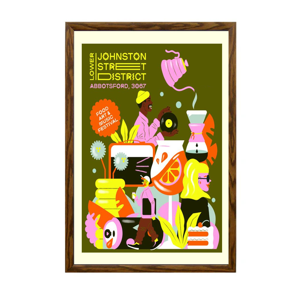 24x24 Designer Wood Snap Frames for Posters with 3 Wide Matboard - Perfect for Home Decor, Office Displays & Art Gallery Exhibitions