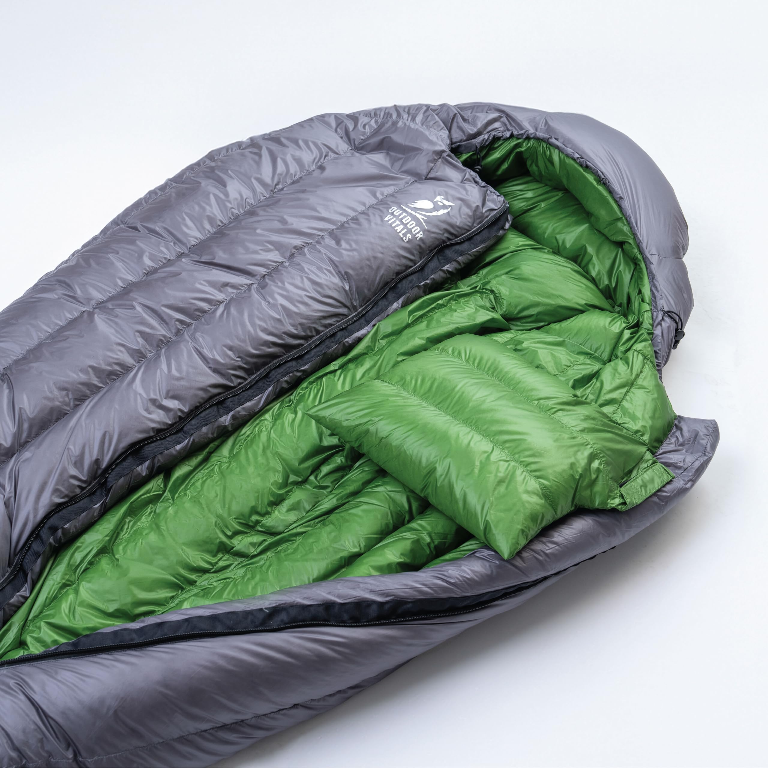 Ultralight Summit Sleeping Bag 800+ Fill Power Under 2lbs - Mummy Down Sleeping Bag for Backpacking, Hiking & Camping | Perfect for Cold Weather Adventures & Outdoor Exploration
