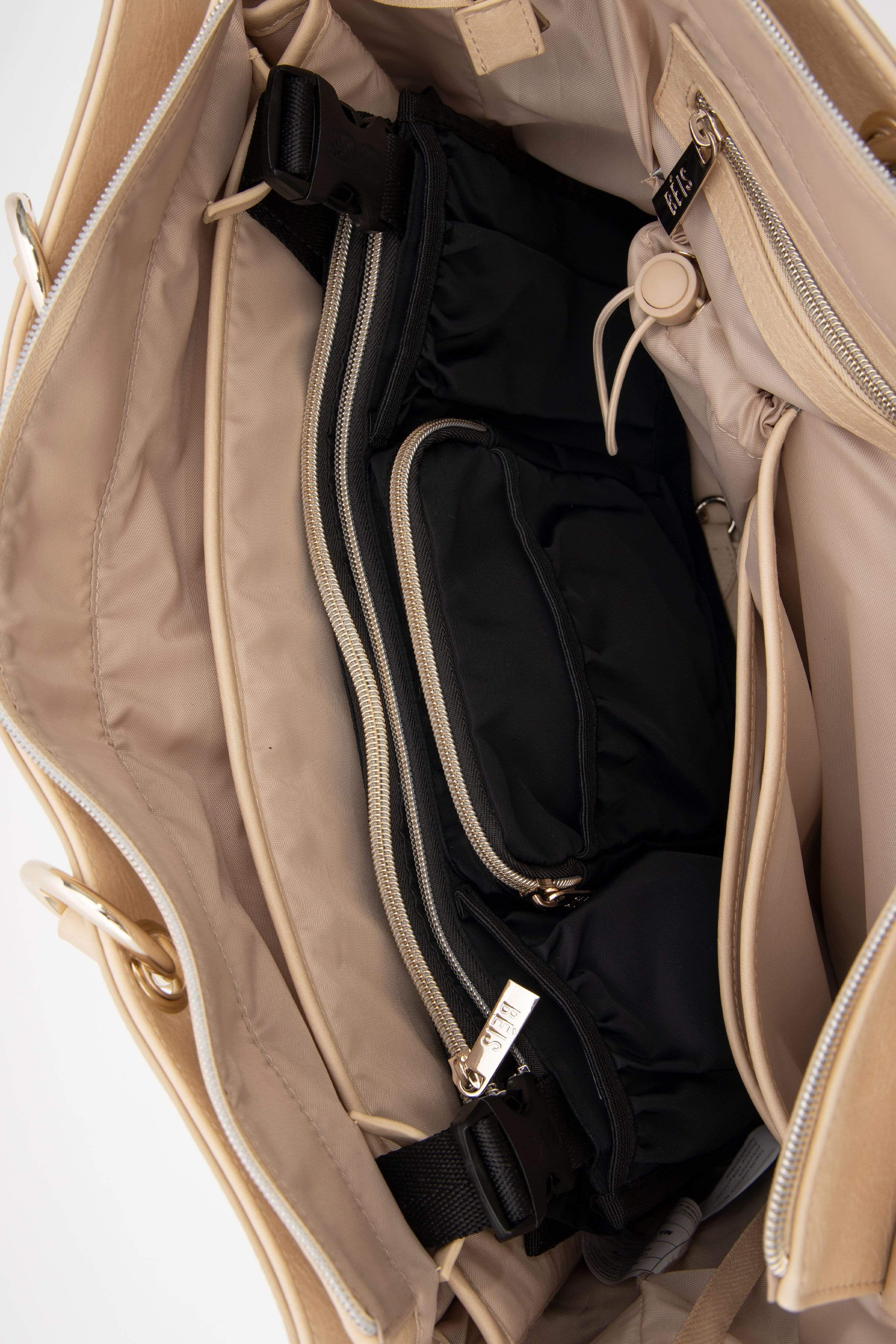 Black Stroller Caddy Organizer - Universal Fit for Baby Strollers, Perfect for Diapers, Bottles & Essentials - Ideal for Shopping, Walks & Travel