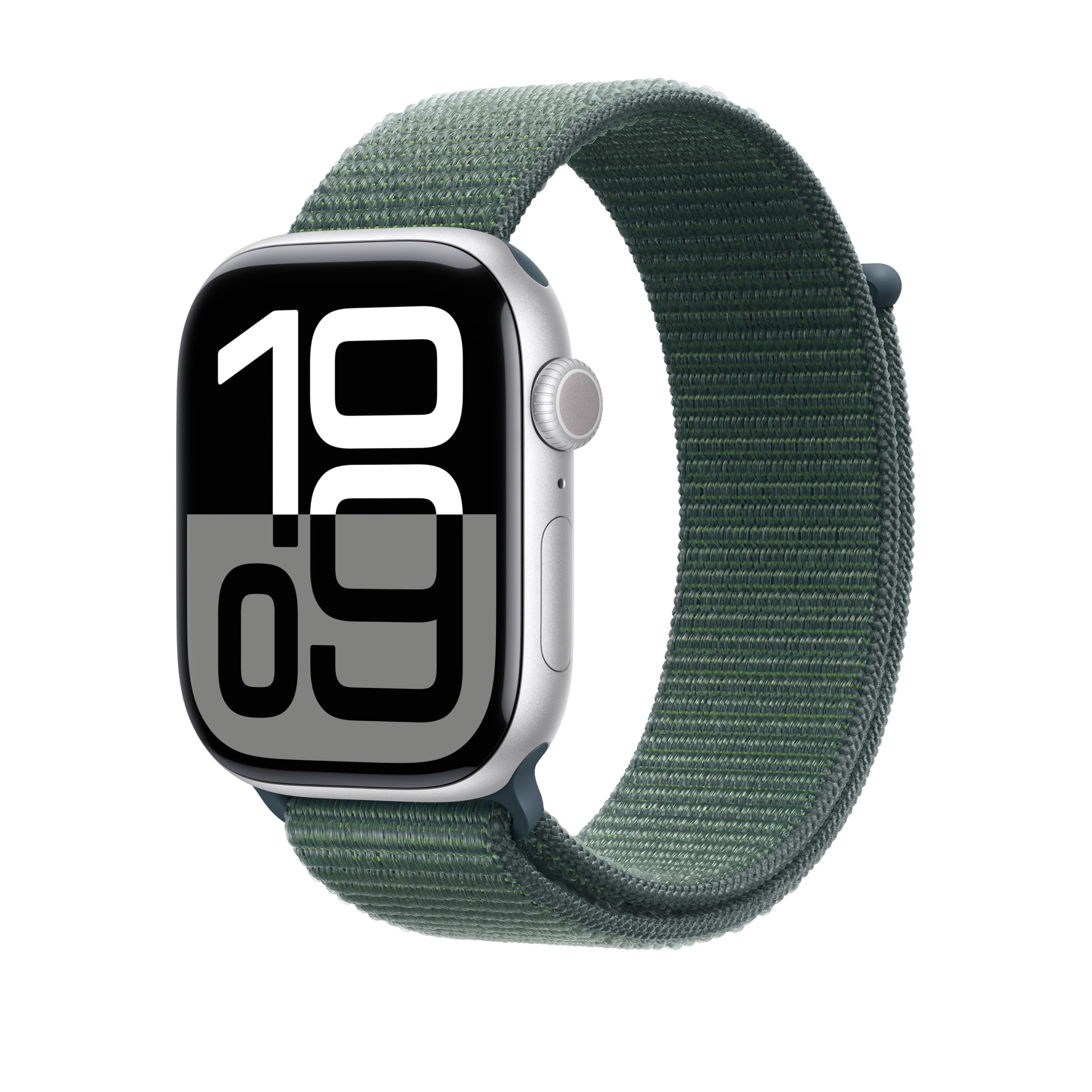 Apple Watch Band 46mm Sport Loop - Lake Green Strap for Apple Watch Series 8/7/6/SE/5/4/3 - Soft Nylon Adjustable Replacement Band - Perfect for Running, Workouts & Daily Wear