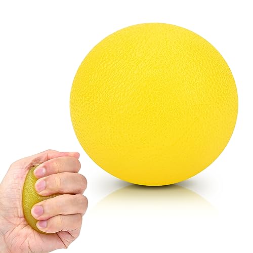 Silicone Hand Exercise Ball for Finger Flexibility & Grip Strength - Wrist Muscle Trainer for Arthritis Relief & Rehabilitation - Perfect for Office, Gym & Physical Therapy
