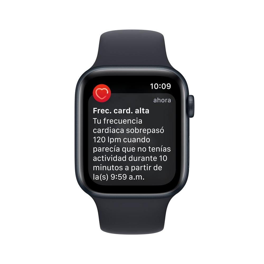 Apple Watch SE (GPS) 44mm Midnight Aluminum Case with Midnight Sport Band - Perfect for Fitness Tracking, Workouts & Everyday Wear