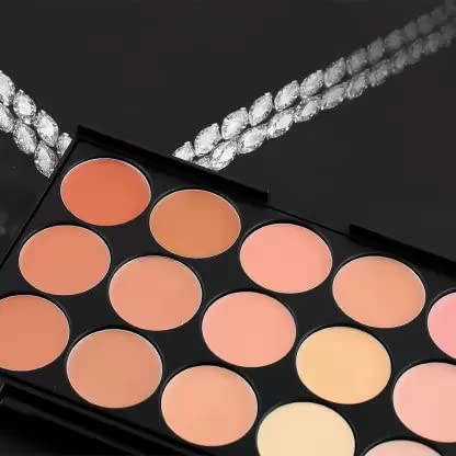 15 Colors Contour Face Cream Makeup Concealer Palette - Professional Cream Concealer Kit for Highlighting & Contouring - Perfect for Daily Makeup, Photo Shoots & Special Occasions