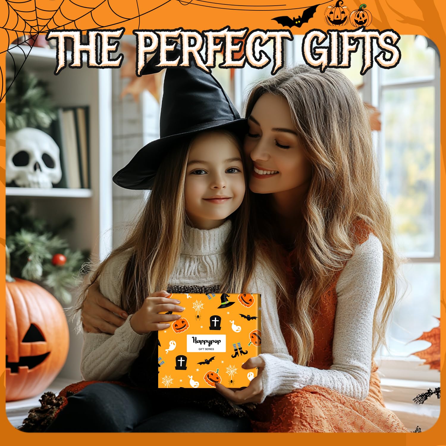 HappyPop Halloween Dinosaur Socks - Spooky Gifts for Kids & Teens - Party & Cosplay Fun