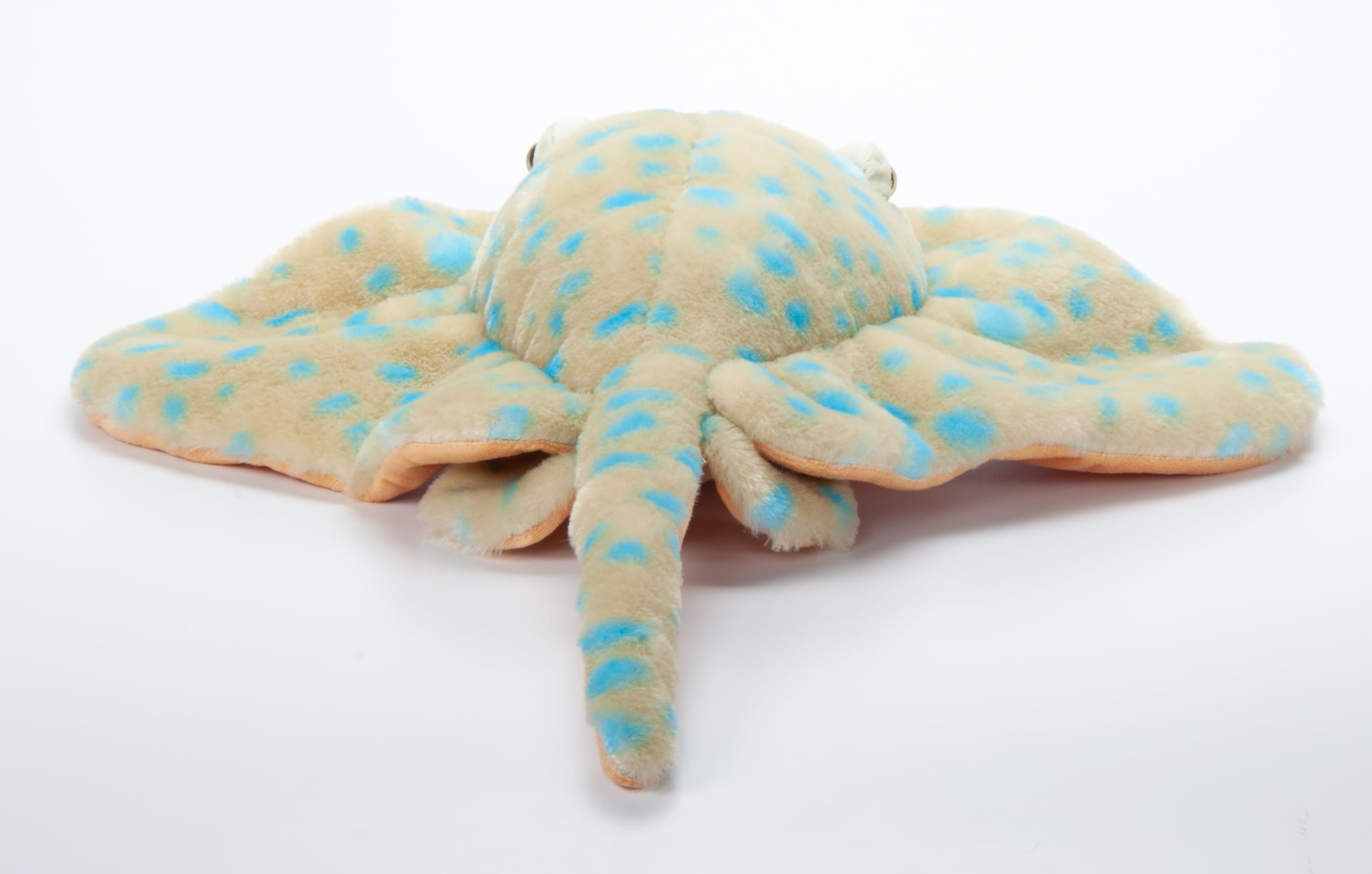 Blue Spotted Ray Stuffed Animal Plush Toy - 22 Inch Soft Stingray Plushie for Kids, Wild Onez Ocean Animal Gift, Cuddly Sea Creature for Bedroom Decor & Birthday Presents