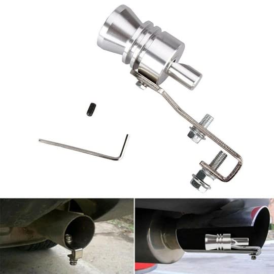 Universal Car Turbo Sound Whistle - Exhaust Pipe Turbo Simulator for Maruti Suzuki Ignis 2020 | Realistic Engine Sound Enhancer for Performance Cars & Racing Enthusiasts | Perfect for Car Shows, Track Days & Automotive Pranks