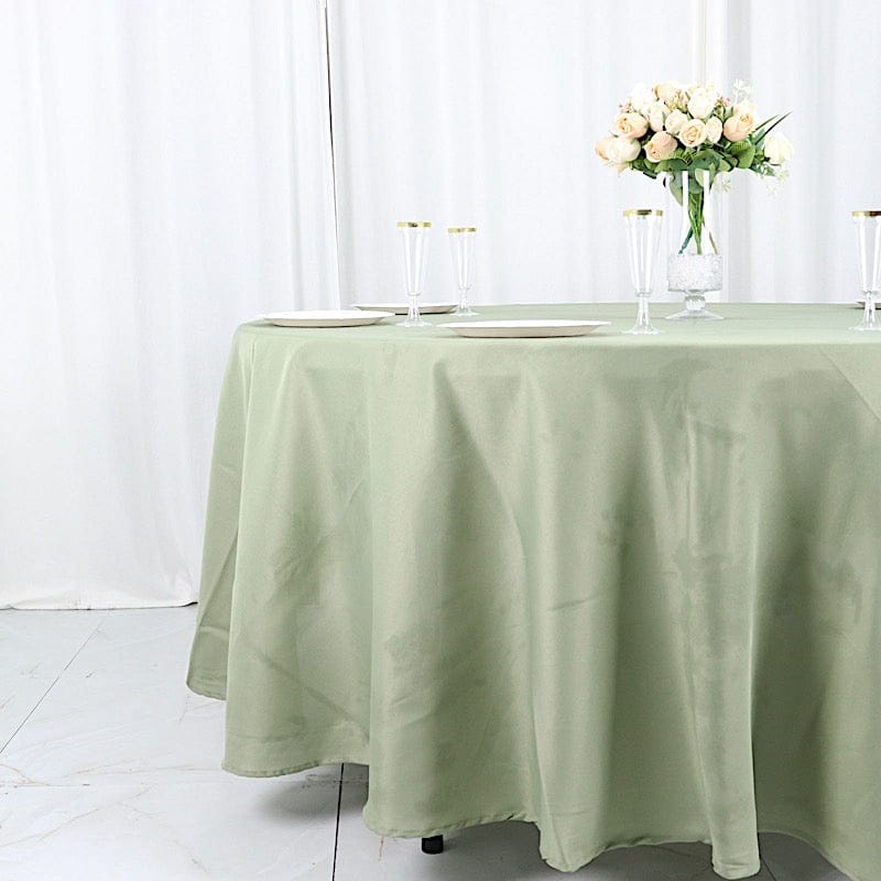 108 Polyester Round Tablecloth for Wedding, Party & Events - Elegant & Durable Table Linens for Dining, Banquet & Home Decor