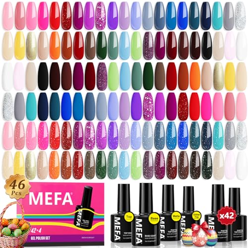 42 gel nail color