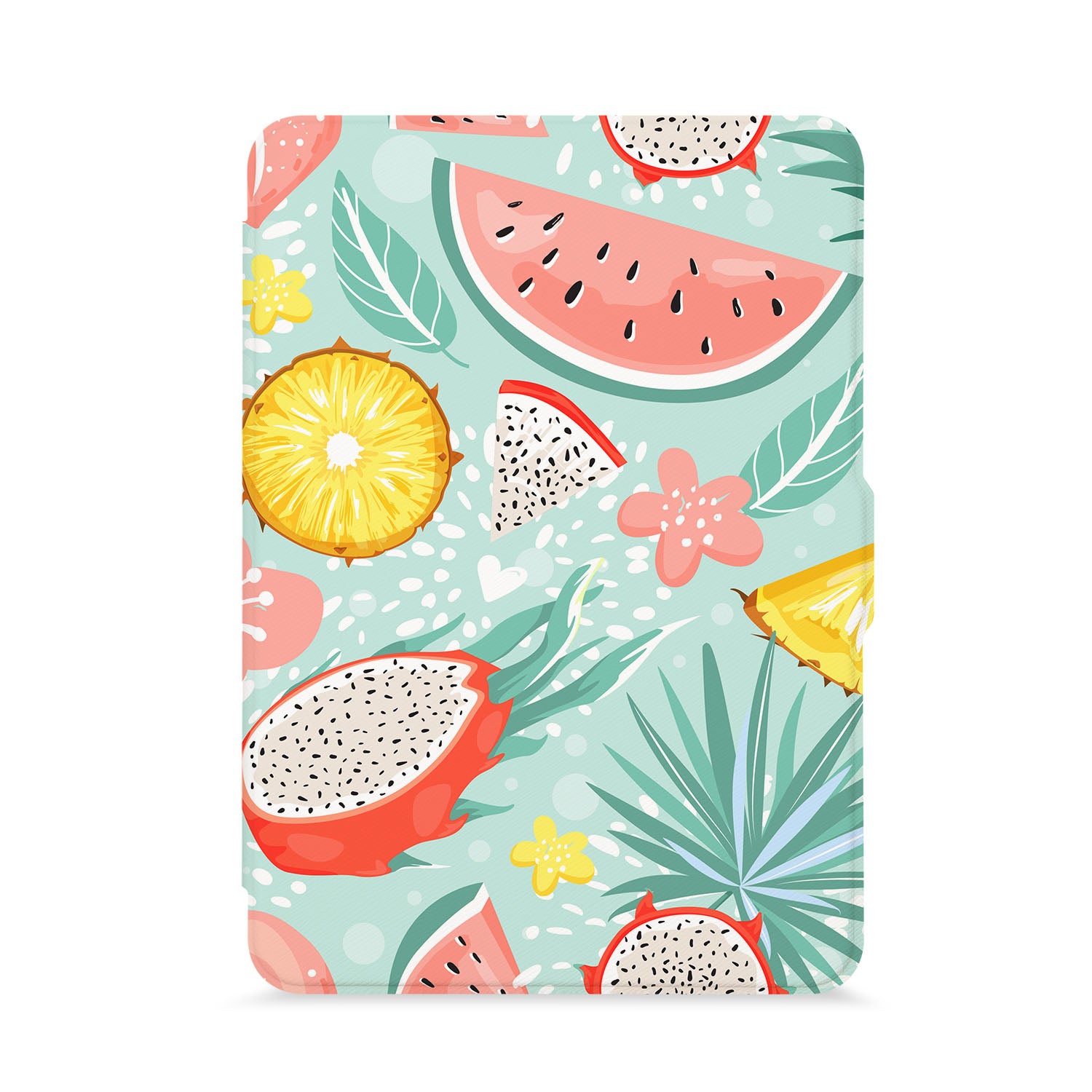 Premium Kindle Case with Tropical Fruits Design - Waterproof & Lightweight Cover for Kindle E-Reader - Perfect for Travel, Reading at Home, and Outdoor Adventures