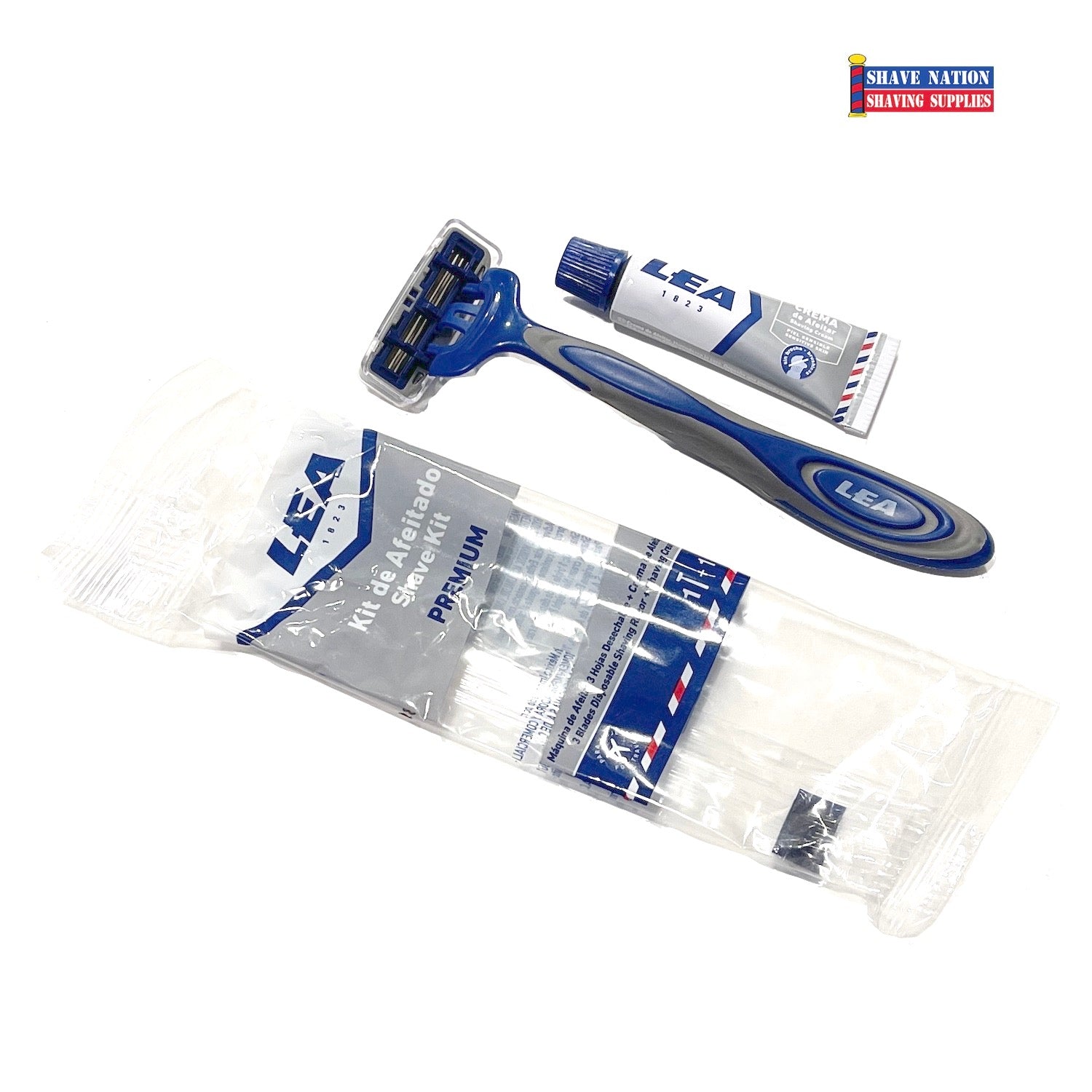 LEA Travel Shaving Kit for Men - Portable Wet/Dry Electric Razor with USB Charging - Perfect for Business Trips, Gym & Vacation Grooming