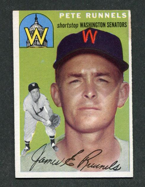 1954 Topps #6 Pete Runnels Washington Senators Vintage Baseball Card - Collectible Memorabilia for Sports Fans & Card Enthusiasts | Perfect for Display, Trading, and Investment