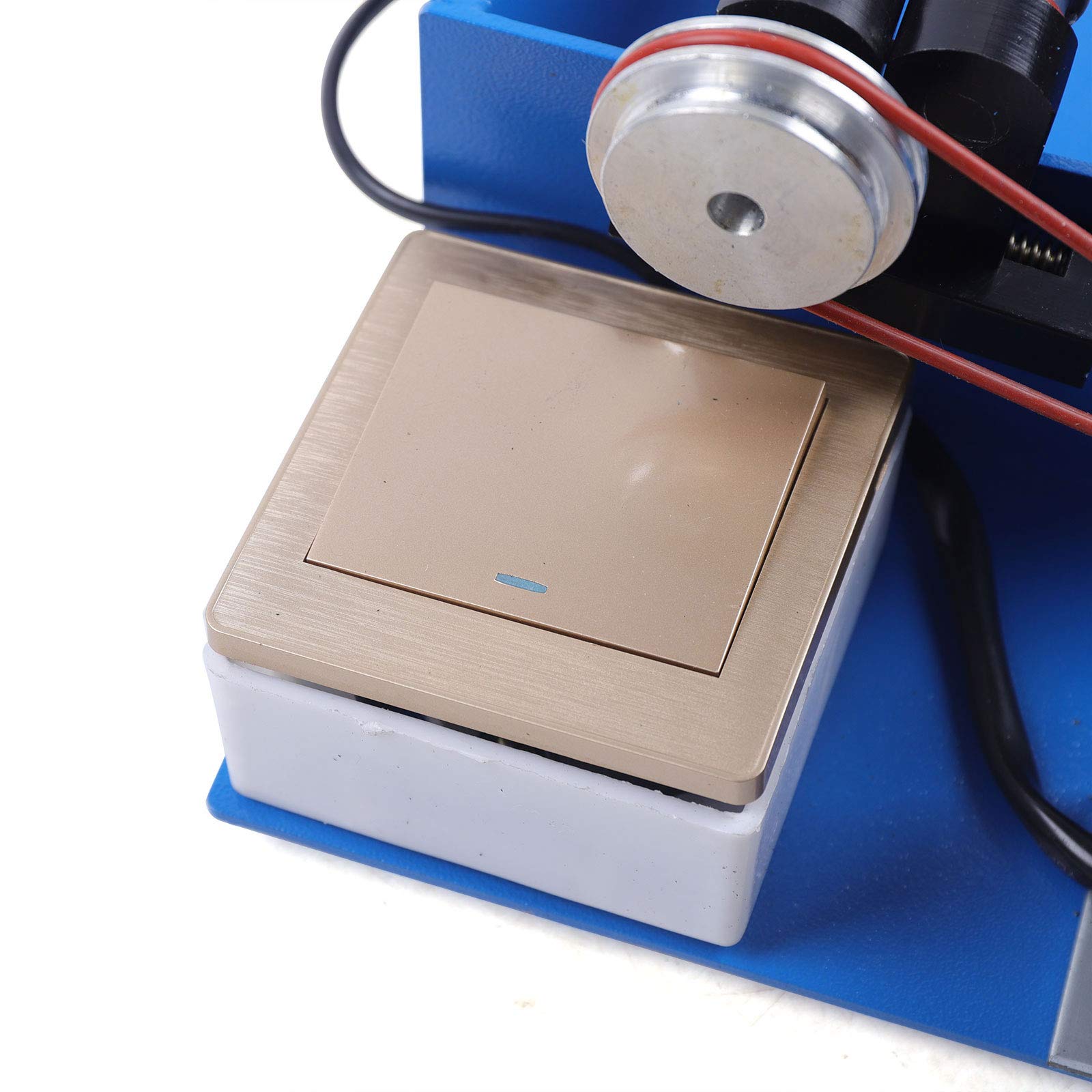 Semi-Automatic Jewelry Beading Machine for 4-10mm Beads - Adjustable Speed Handwork Beader with 35cm/12cm Needles (110V) - Perfect for DIY Jewelry Making, Crafting Necklaces & Bracelets at Home