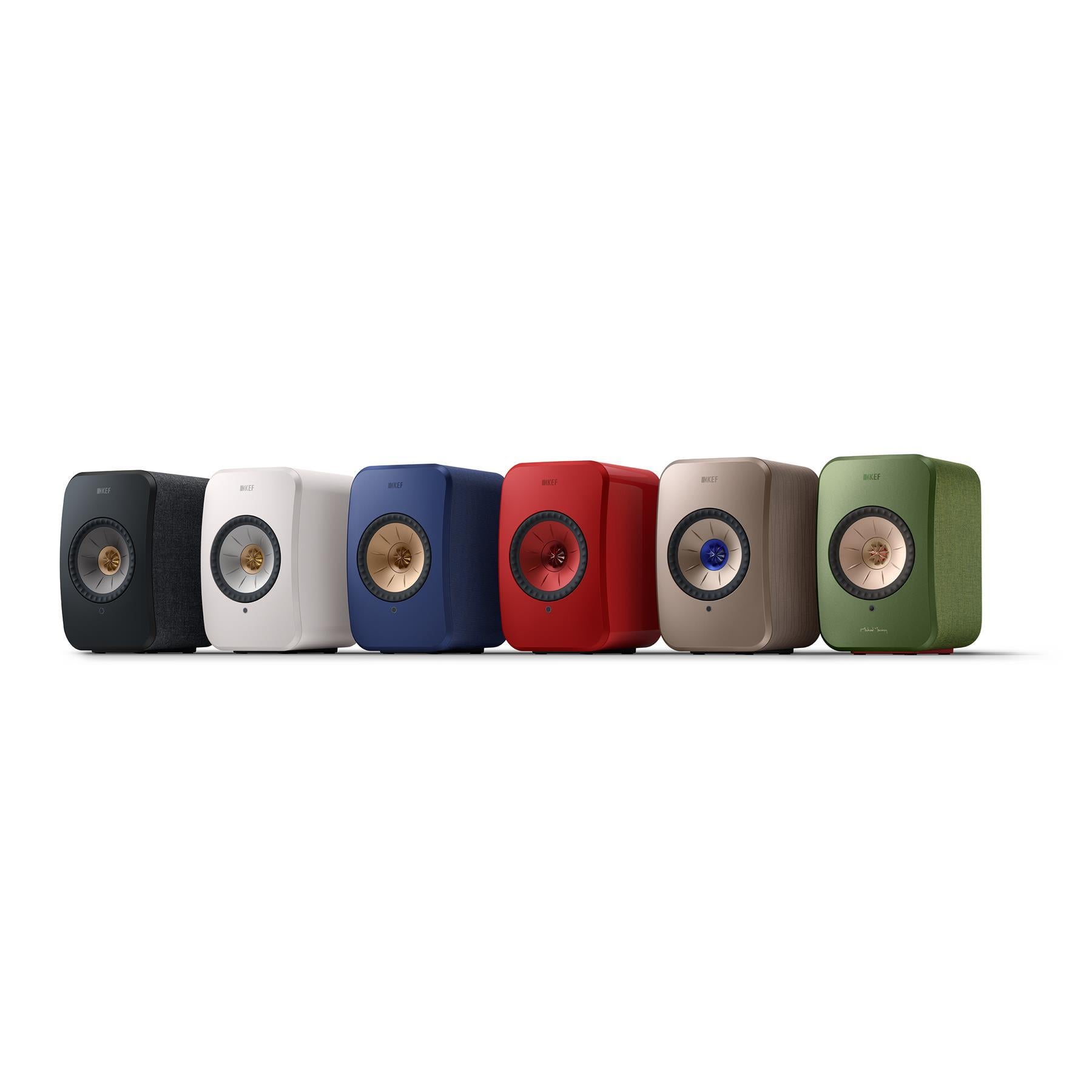 KEF LSX II Wireless HiFi Speakers - Premium Bluetooth Bookshelf Speakers with High Resolution Audio for Home Theater & Music Listening