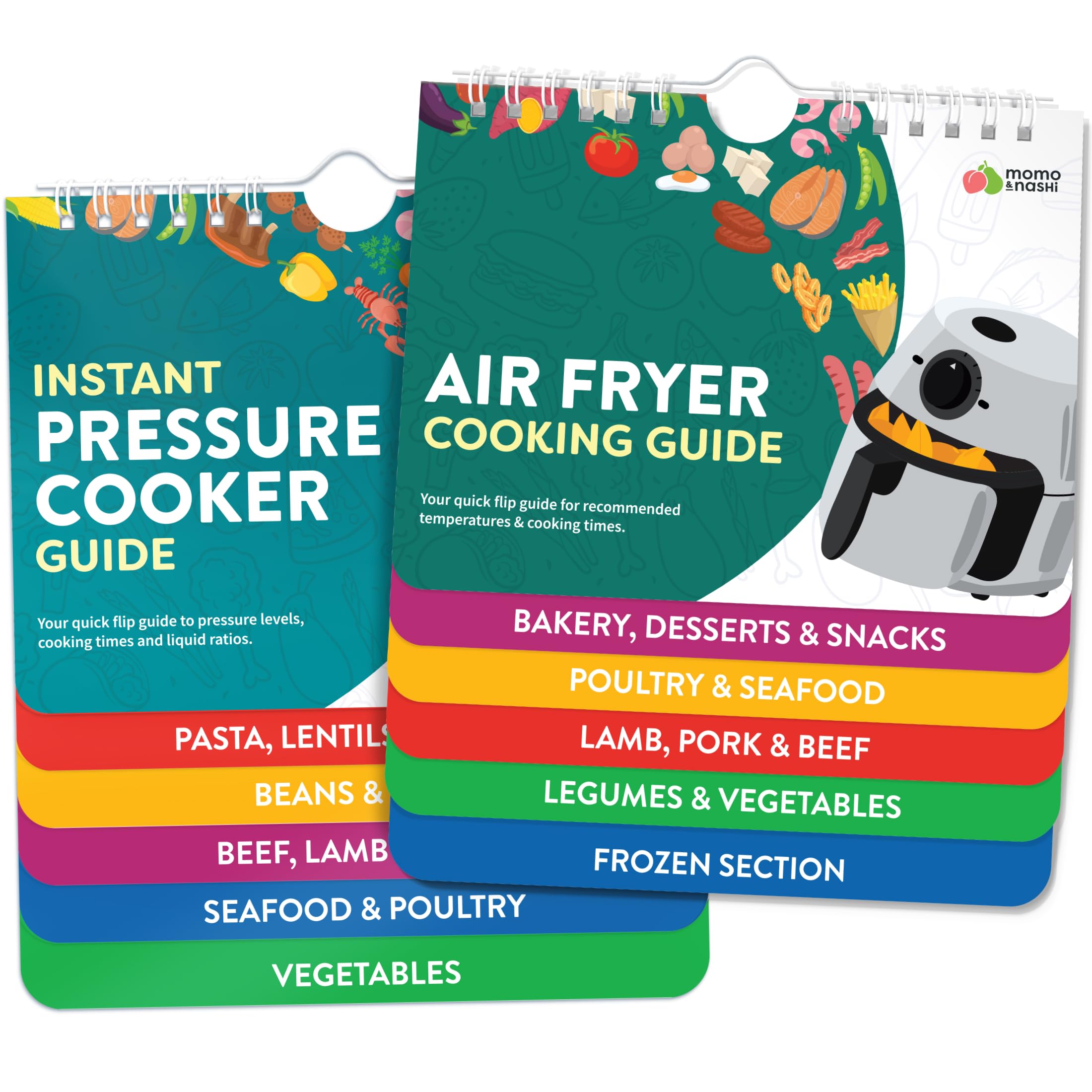 Instant Pot & Air Fryer Magnetic Cooking Guides - Set of 2 (7