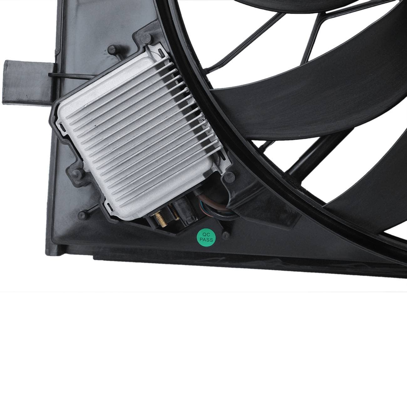 KT A1635000293 Brushless Motor Radiator Cooling Fan - High Performance Front Cooling Fan Assembly (1PC) - Perfect for Automotive Radiator Cooling & Engine Temperature Control