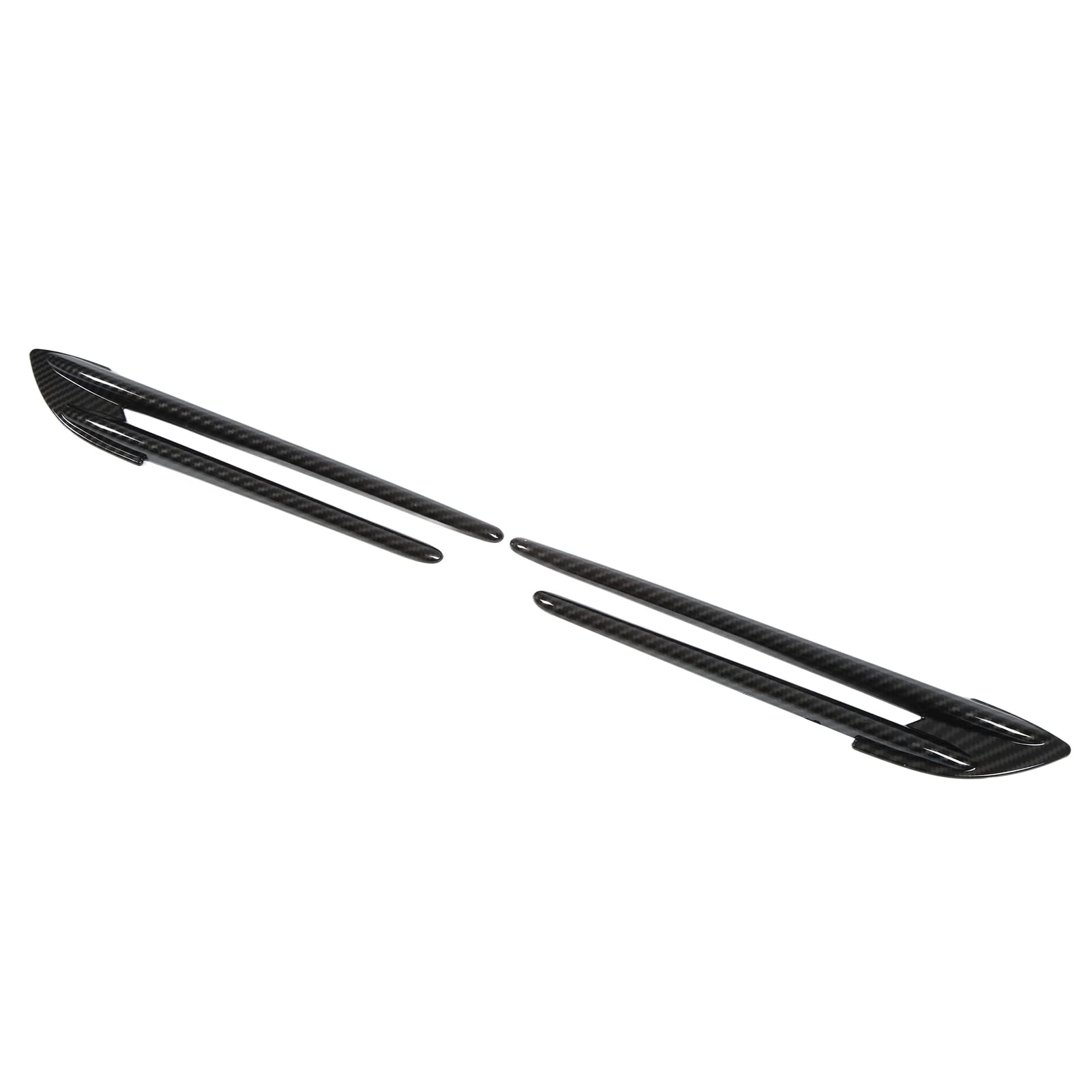 **2PCS ABS Carbon Fiber Car Side Vent Trim Cover for Subaru BRZ 2017-2020 - Durable Replacement Accessory for Enhanced Style & Protection - Perfect for Car Customization & Exterior Upgrades**