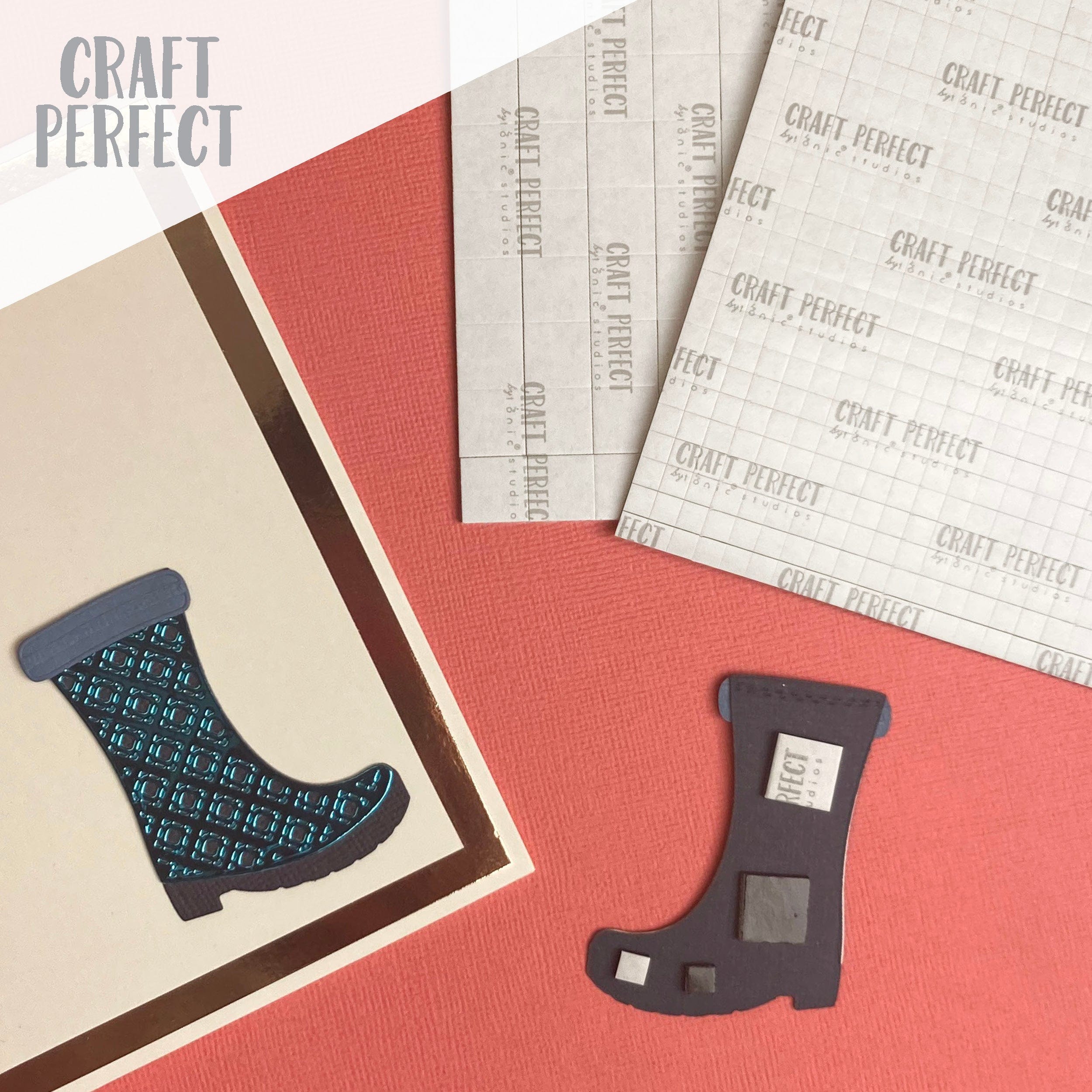 8-Pack Black Dimensional Foam Adhesive Pads (9753e8) - Perfect for Scrapbooking, Photo Mounting & DIY Crafts