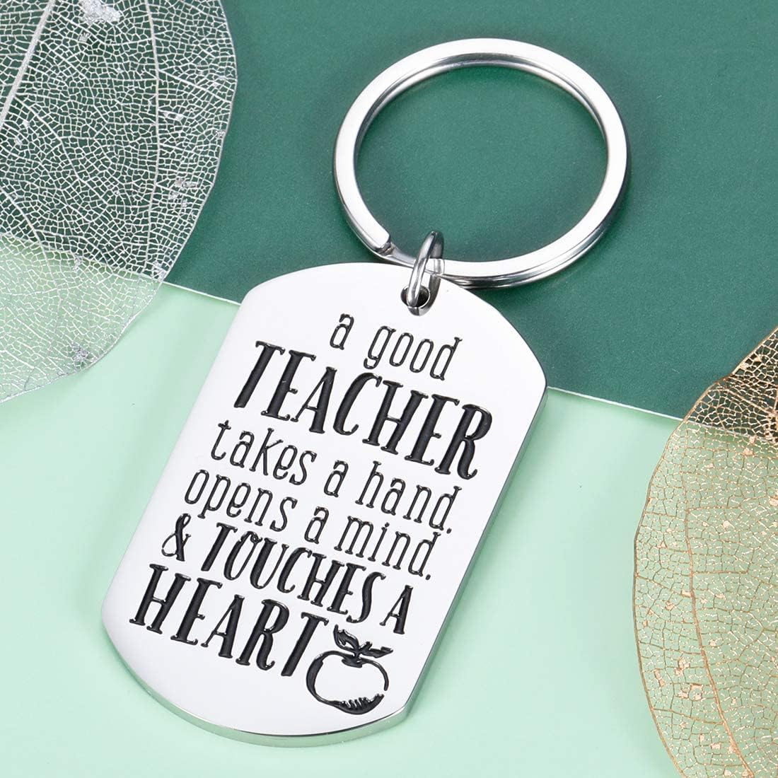 Personalized Teacher Appreciation Gifts - Thoughtful Keychain for Educators, Principals, Graduation, Retirement & Back to School - Perfect Thank You Gift for Women & Men (Birthday, Thanksgiving, Wedding) - Ideal for Classroom Celebrations & Staff Recognition Events