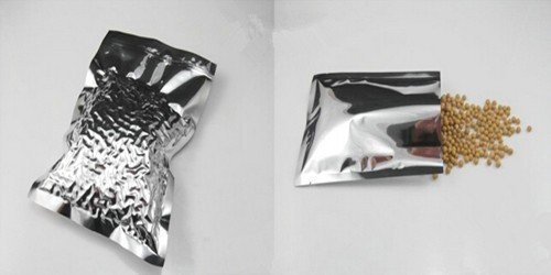 500 Pack Silver Foil Pouch Bags 2.75x3.9 Inches (2.3x3.5 Inch Inner Size) - Heat Sealable Vacuum Food Storage Bags for Coffee, Tea, Spices & Bulk Snacks - Perfect for Home Kitchen, Meal Prep & Commercial Use
