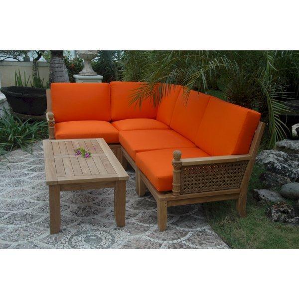 Luxury 5-Piece Modular Sectional Sofa Set - Modern Living Room Furniture for Home & Office Use
