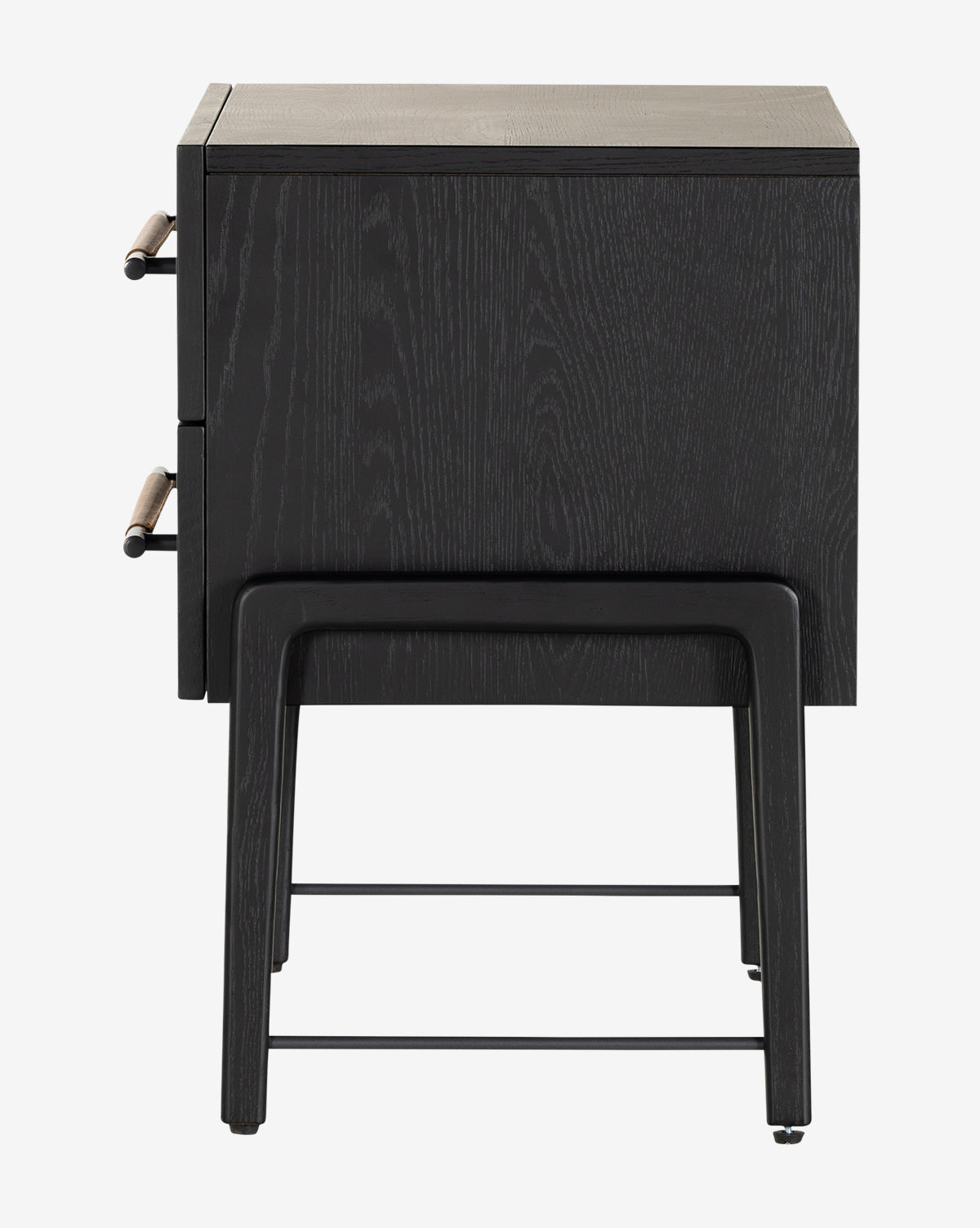Ralston 2 Drawer Nightstand - Modern Bedside Table with Storage for Bedroom, Living Room & Office - Compact Wooden End Table with Smooth Gliding Drawers
