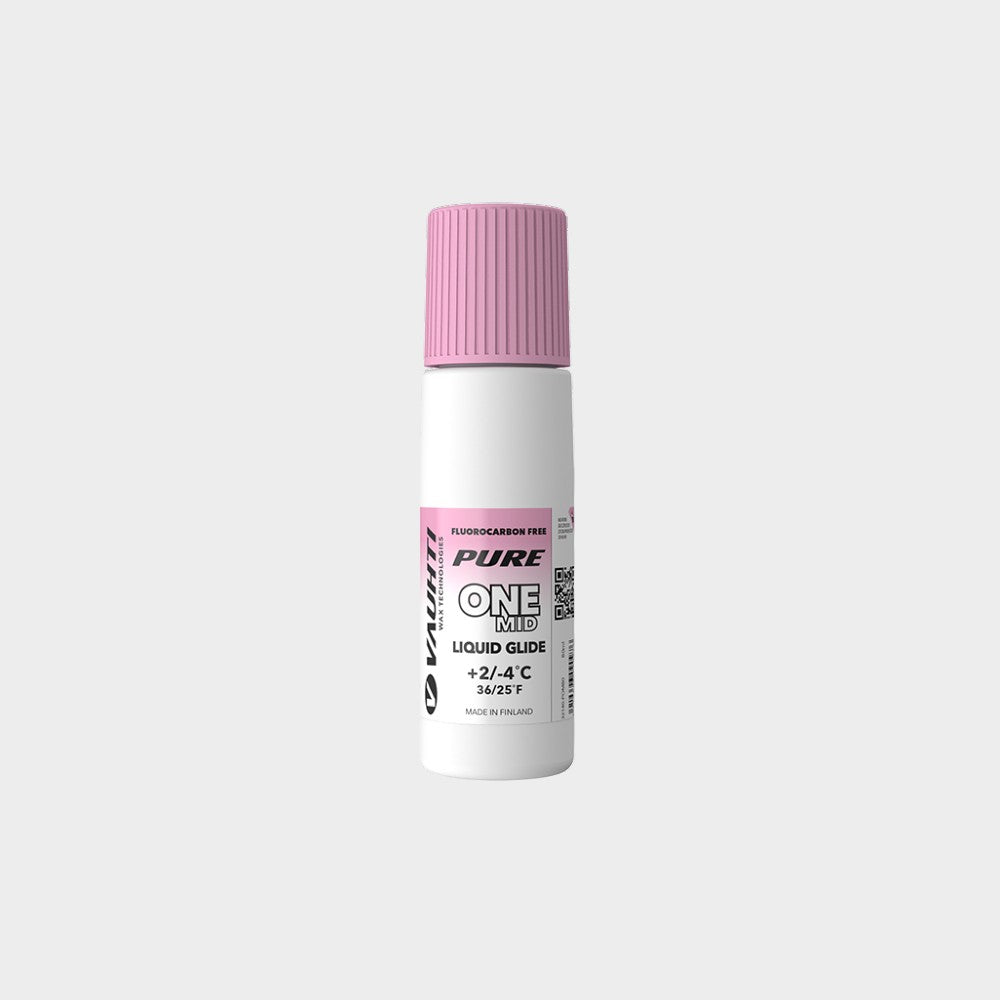 Vauhti Pure One Liquid Glide Wax - 80ml High-Performance Ski Wax for All Snow Conditions | Perfect for Cross-Country Skiing & Winter Sports