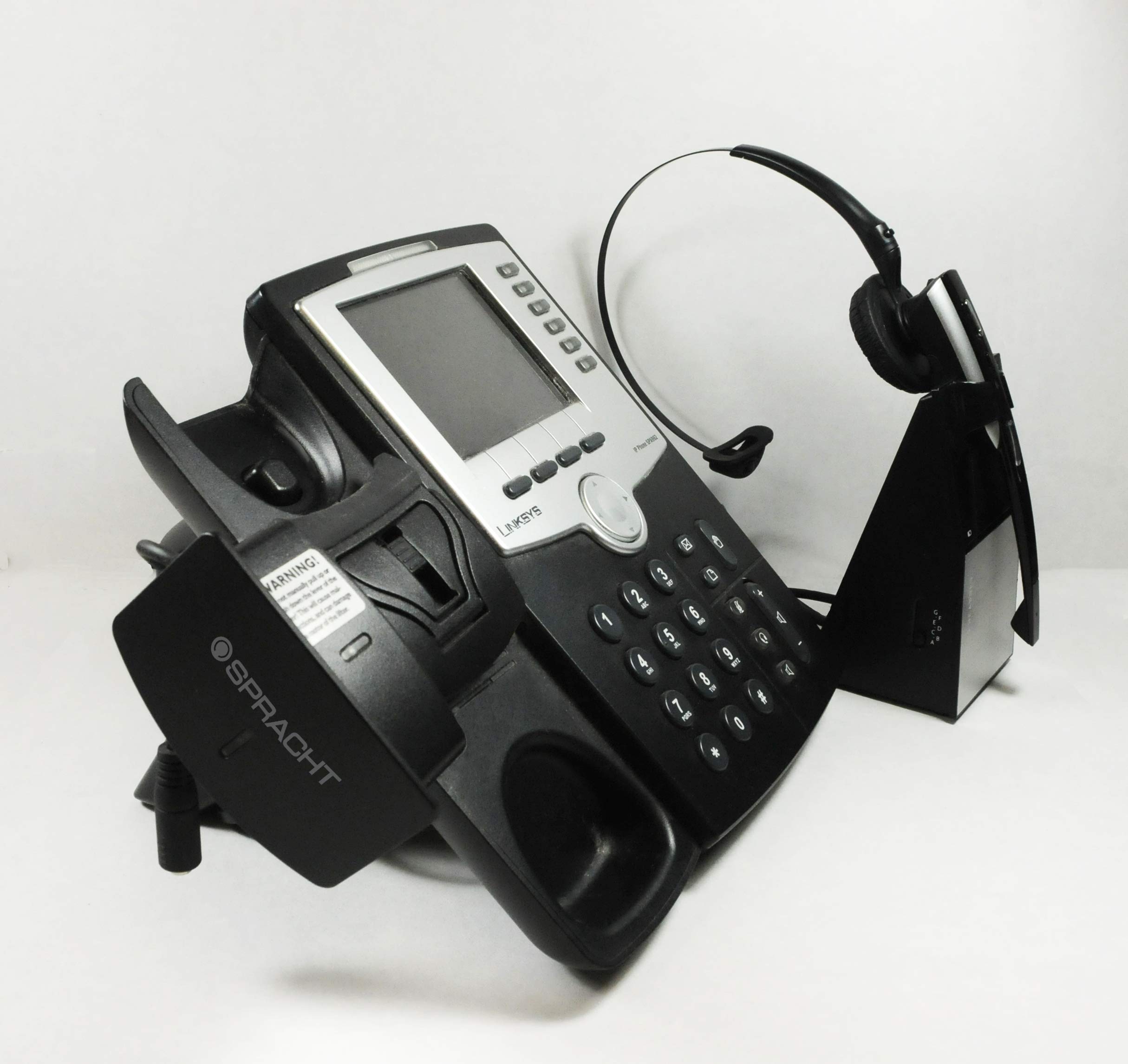 Spracht 800807330146 Remote Handset Lifter - Compatible with Spracht Zum DECT 6.0 Wireless Headset & Standard Telephones (Black) | Perfect for Office, Call Center & Home Phone Use