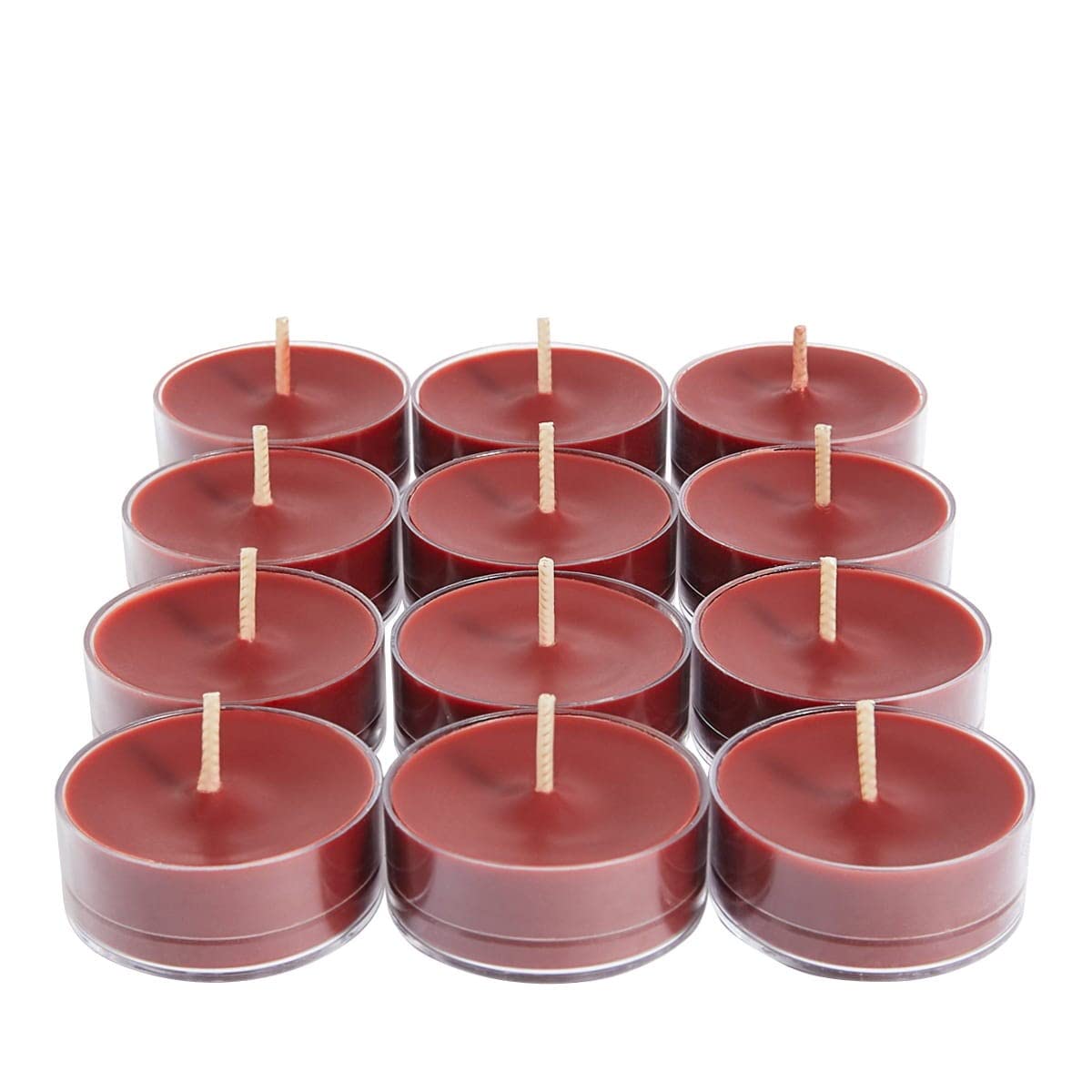 PartyLite 12 Scented Tea Light Candles - Black Cherry & Plum Aromatherapy Gift Set for Relaxation